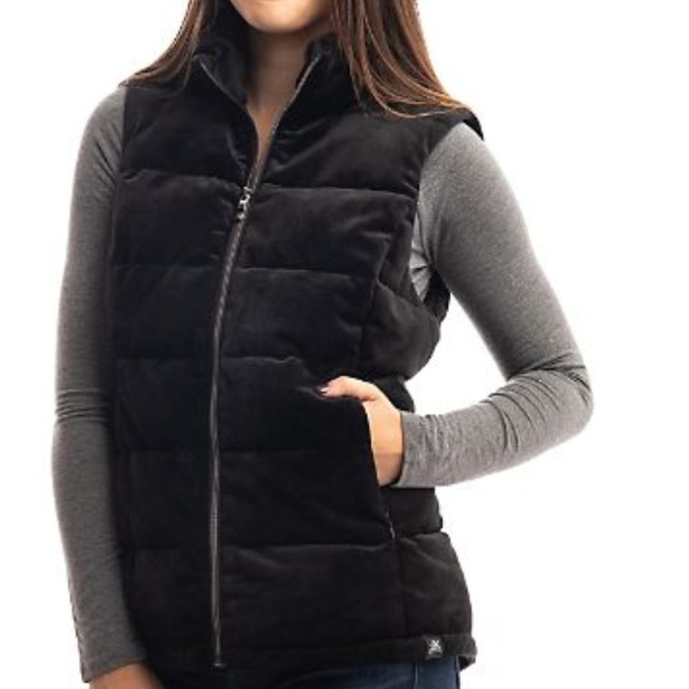 Ladies Velour Vest